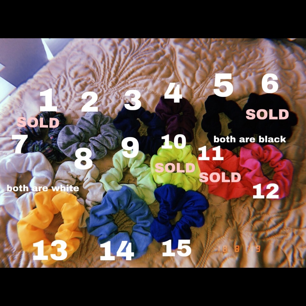 Vsco SCRUNCHIES!!!!🤙🏽🌺